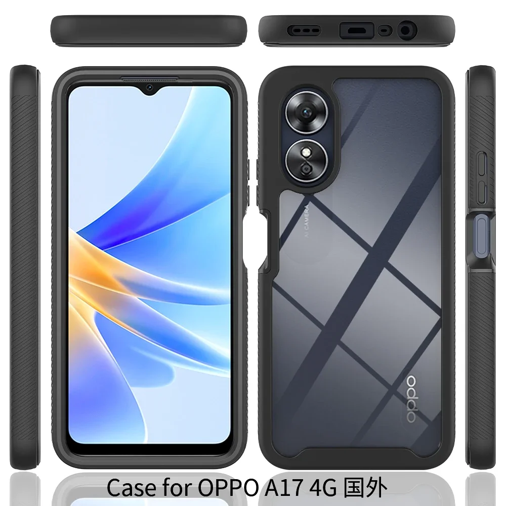 Enhanced Crystal Bumper Case with 360° Protection and Shockproof Design