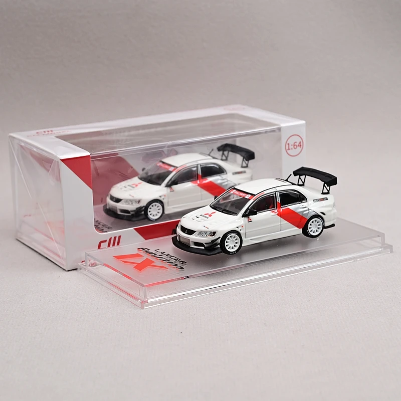 CM модель 1/64 Mitsubishi Lancer Evo 9 Раллийная краска модифицированная модель автомобиля из сплава
