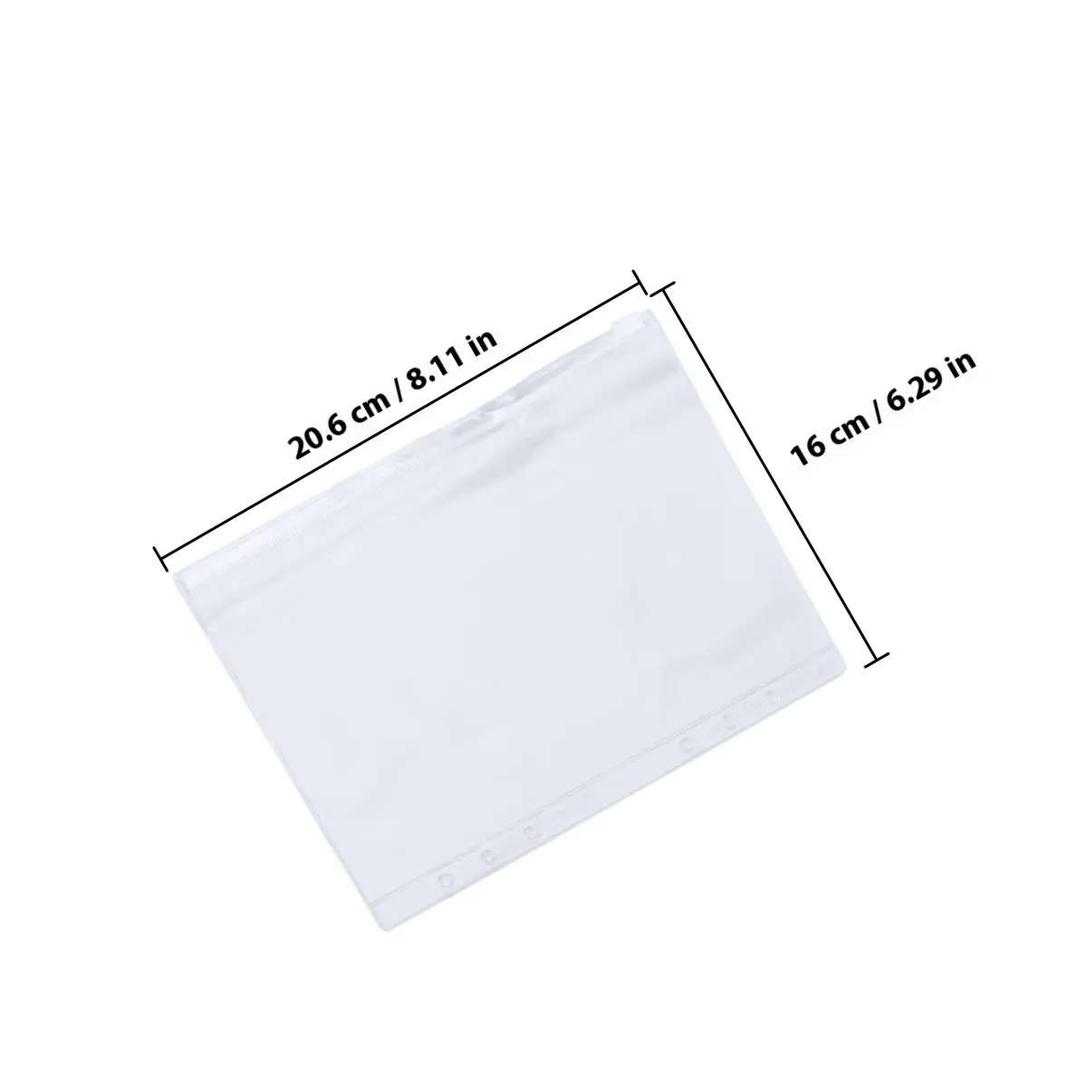 24Pcs A5 투명 플라스틱 문서 폴더 봉투 스타일 스냅 버튼 펜 루프 보관 주최자 사무실 학교 파일 물 보관 가능