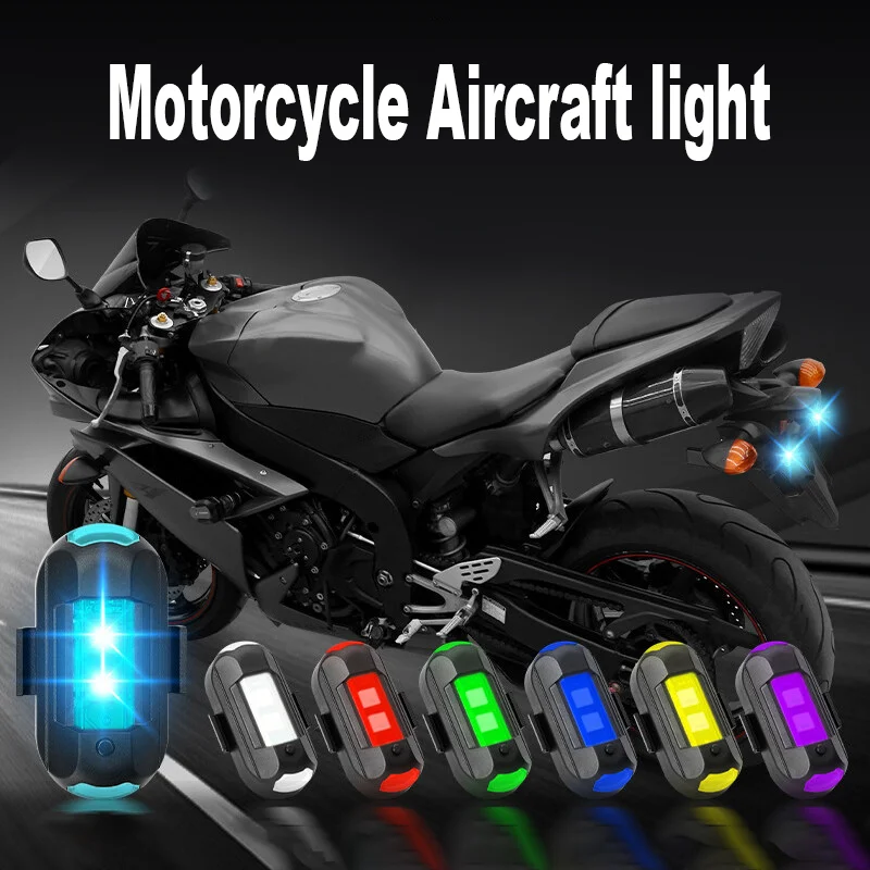 Lumières Stroboscopiques Rechargeables Pour Drone/coureurs – Lot De 4, 8 Couleurs, 10 Modes, Télécommande, étanches – Clip, élastiques Et Adhésif Inclus