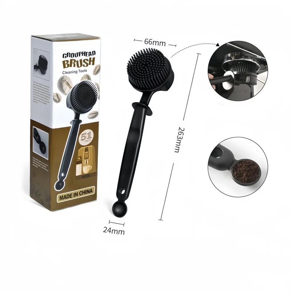 فرشاة تنظيف ماكينة قهوة احترافية