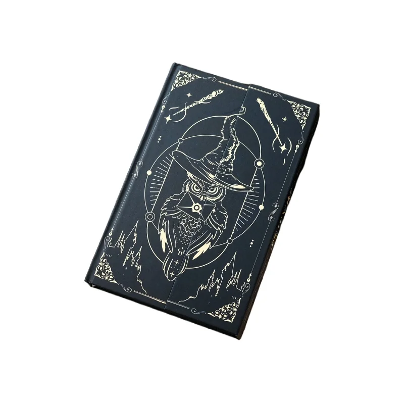 Raw Wood Pulp Owl Notebook for Office Meetings