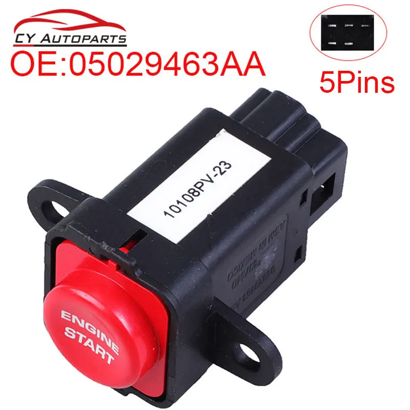 

Новинка автомобильный БЕСКЛЮЧЕВОЙ переключатель кнопки зажигания для Dodge Ram 1500 автомобильные аксессуары 05029463AA