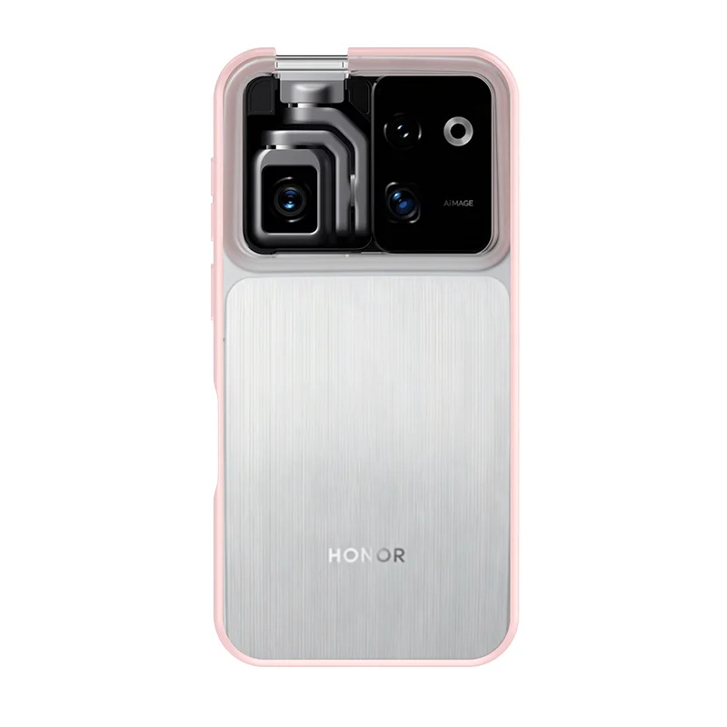 MagSafe Magnetic Shockproof Transparent Acrylic Phone Case with Matte Finish