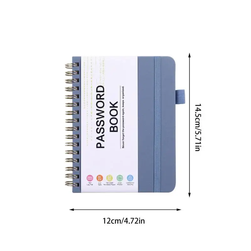 Password Book With Alphabetical Tabs Portable Address Books Safe A6 Address Organizer For Organizing Important Website Addresses