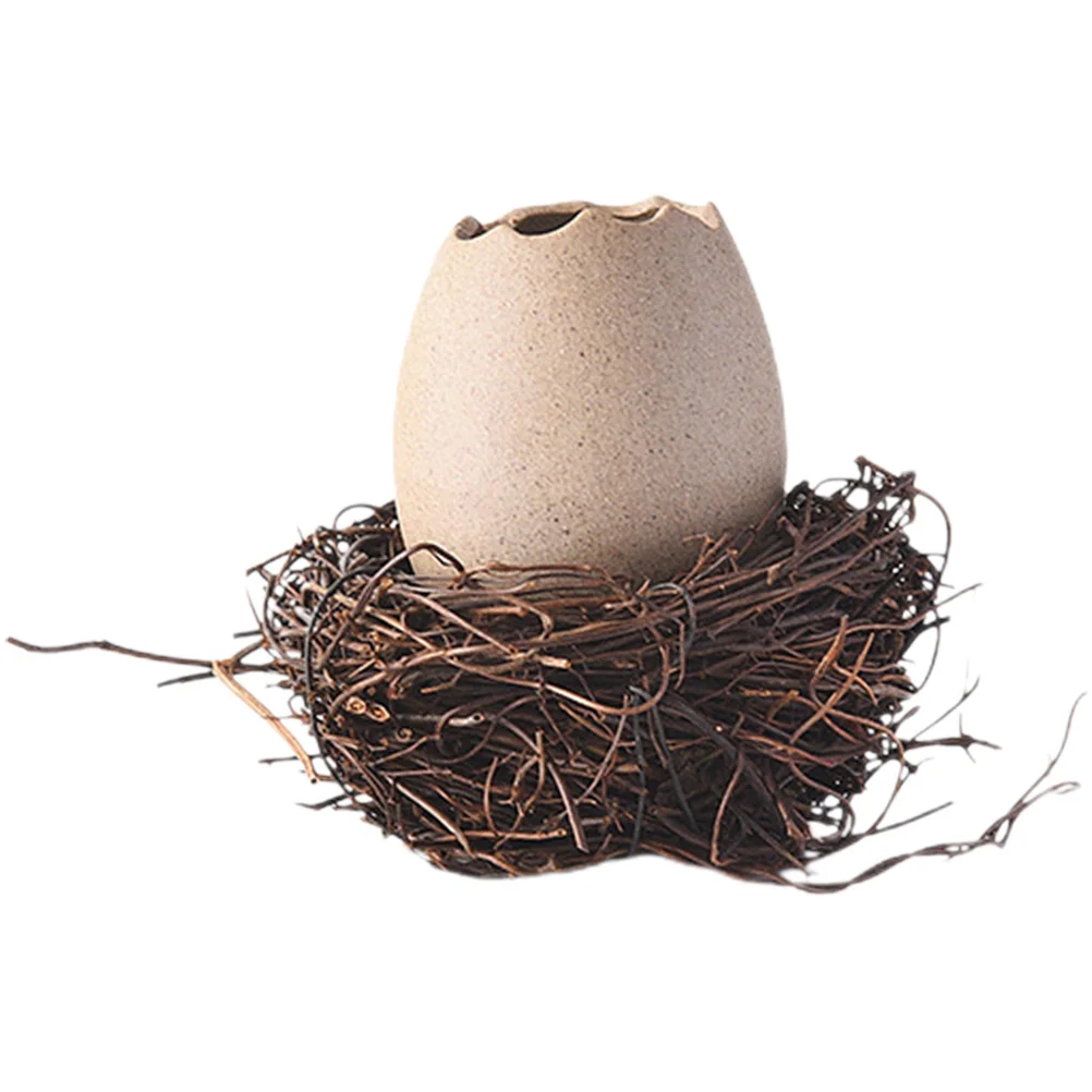 

Birds Nest Ceramic Bowls Cracked Egg Shell Dessert Noodle Pudding Small Bowl Home Restaurant