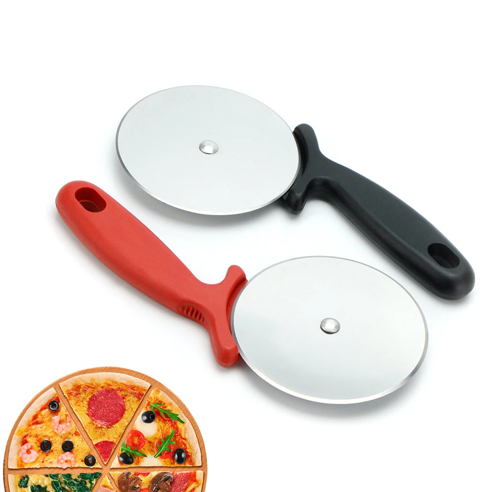 Stainless Steel Pastry Cutter Pizza Cutter Knife Cookie Cake Roller Wheel Scissor Kitchen Baking Tool