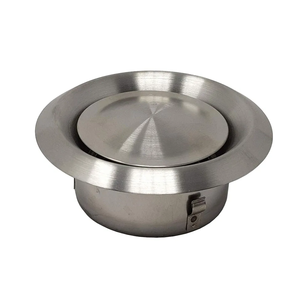 

Ventilation Port Stainless Steel Vent Air Outlet Heaters Indoor Metal Cover Outlet Wall Air Vent 100 125 150mm