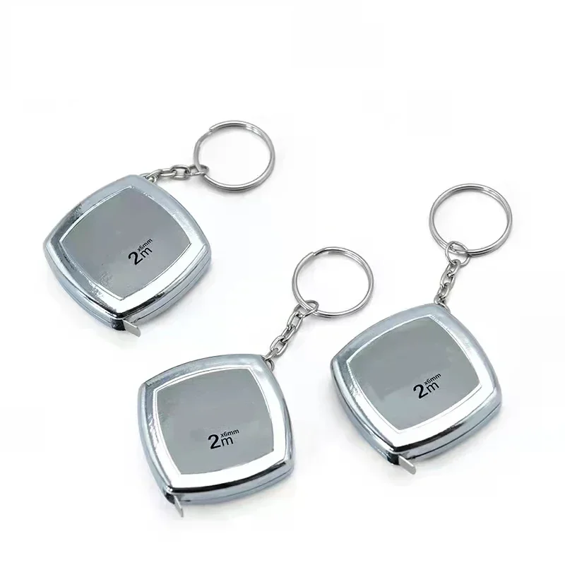 Tape Measure 2 Meters Small Tape Measure Key Ring Small Steel Tape Measure Mini Pocket Portable Compact Carry Around Mini