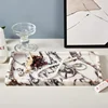 Natural Marble Tray for Bathroom Countertop, Vanity Tray Stone Storage Tray for Home Decor, 12"x8" Genuine Marble Bathroom 6