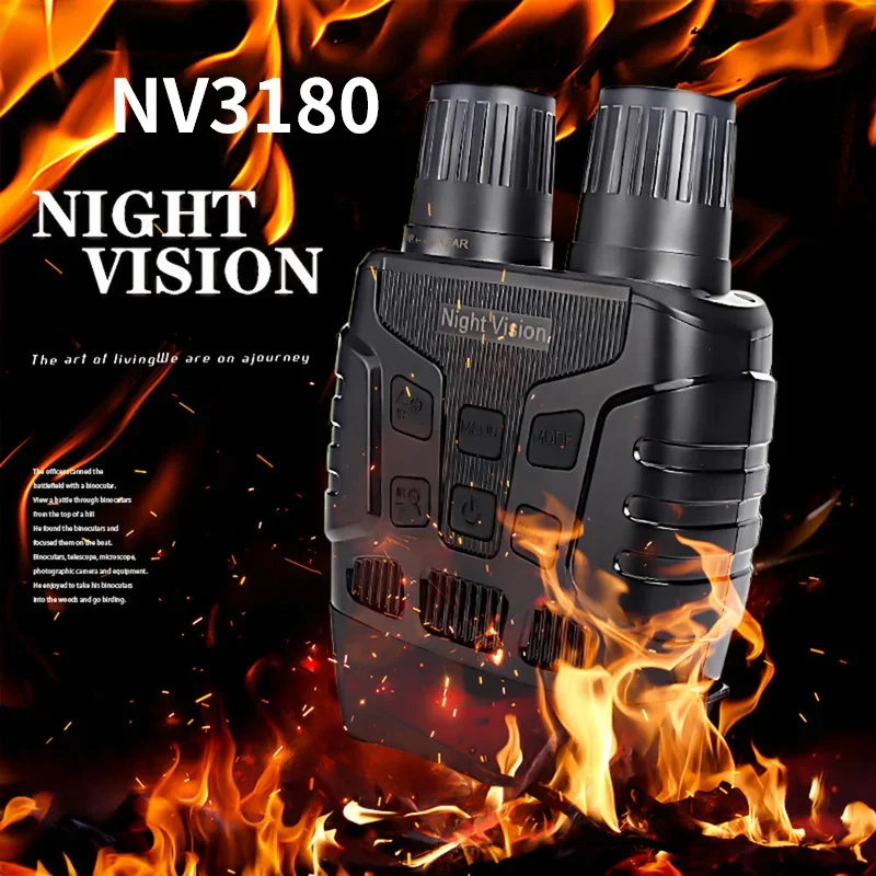 NV3180  Digital Hunting Camera 720P Infrared Video Recorder Night Vision Binoculars 2.31inch 4x Zoom Day and Night Goggles