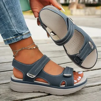 Summer Sandals Fashion Durable Sandals Ladies2025 New Travel Women Shoes Outdoor Beach Slippers Lightweight Platform Sandals 1