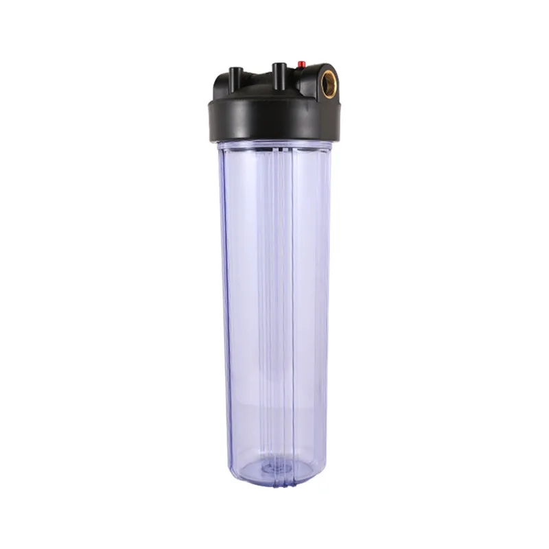 20inch Transparent Filter Bottle 3/4"1"1.5" Copper Thread Large Flow Pipeline Prefilter Food-Grade ABS Industrial Water Filter
