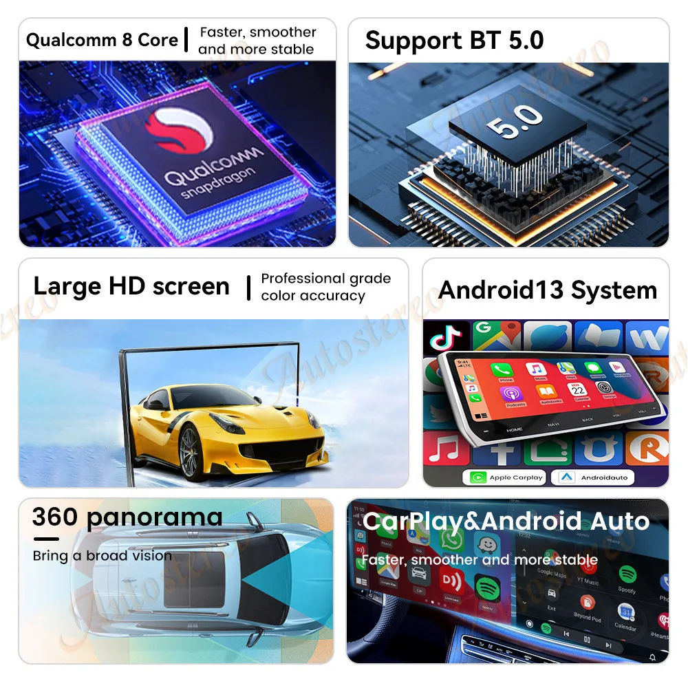 10.25 Inch Carplay For BMW I8 I12 NBT EVO 2014-2021 Android 13 Car Multimedia Pl