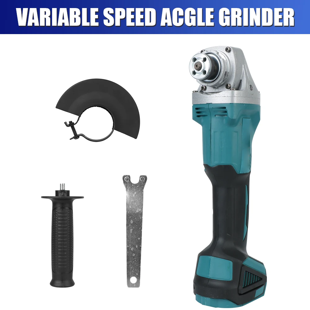 

100mm 125mm Brushless Cordless Angle Grinder DIY Cutting Grinder Machine Hand Tool for Makita 18V Battery Power Tool