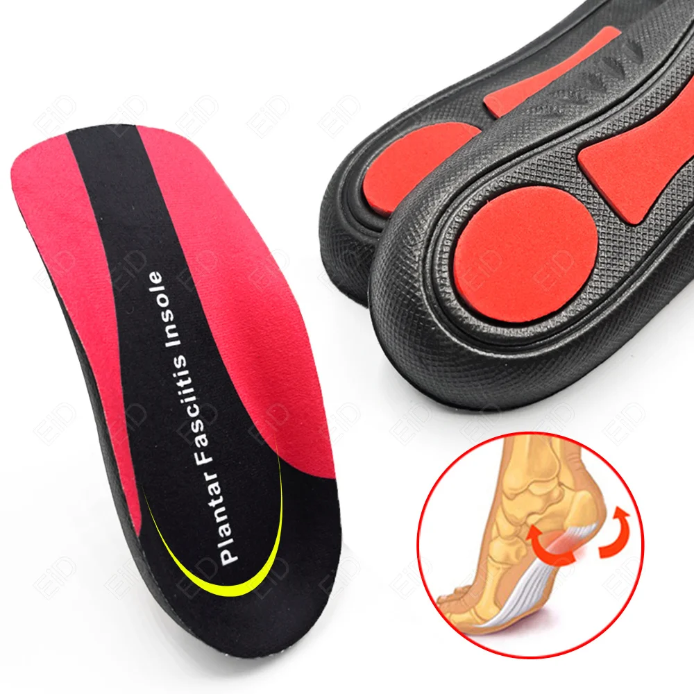 EiD Sport Orthopädische Einlegesohlen für Männer und Frauen, Schuhe, Plattfüße, Fußgewölbeunterstützung, Einlegesohlen, Turnschuhe, Laufen, Fersenlift, Memory-Schaum-Schuhpolster – Detail 5