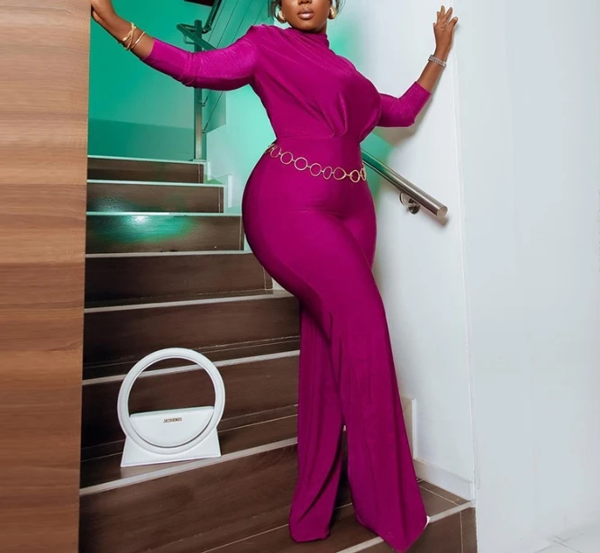 Women's Skinny High Waist Jumpsuit Temperament Commuting Female Clothes New Woman Fashion Sweet Long Sleeve Jumpsuits