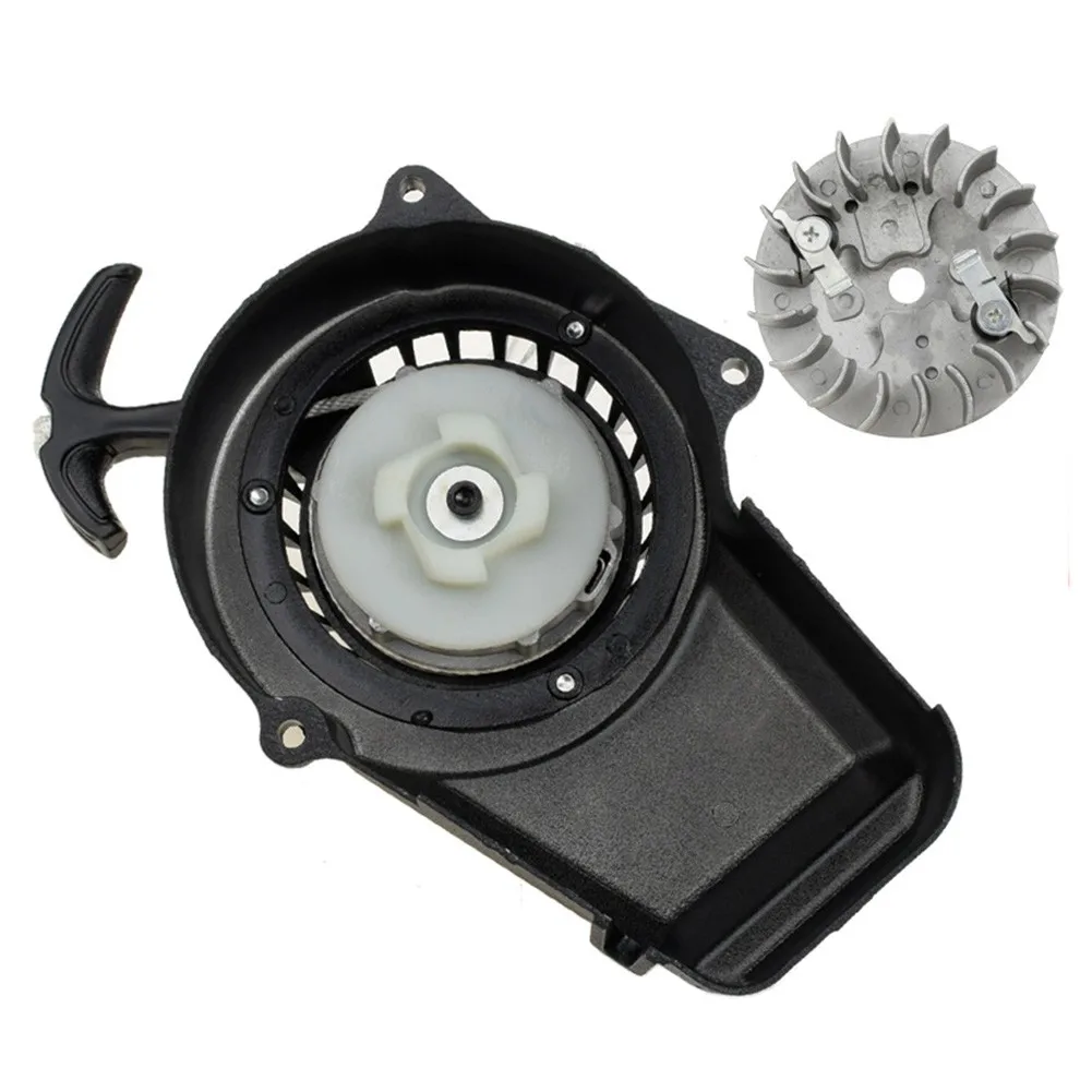 

Flywheel Minimoto Easy Pull Starter For 2 Stroke 47cc 49cc Engine Pocket Bike Mini Moto Dirt Bike Crosser ATV Quad Motorcycles