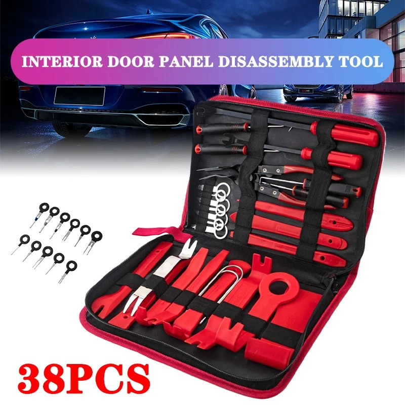 

Auto Interior Disassembly Kit Car Plastic Trim Removal Tool Car Clips Puller Diy Panel Tools For Auto Trim Puller Set