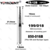TR Type Extra Coarse Dental Diamond Burs Dentistry Drill For High Speed Handpiecess Dentistry Lab Polishing 10pcs/Pack 6