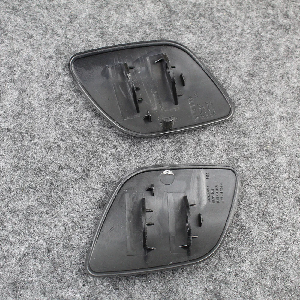 Pair Headlight Washer Jet Cover For Volvo XC60 2009-2013
