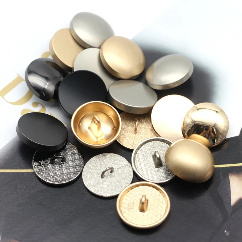 6pcs Decor Metal Gold Buttons for Clothing Luxury Coat Cardigan Sweater Sewing Needlework accessories Handmade  DIY