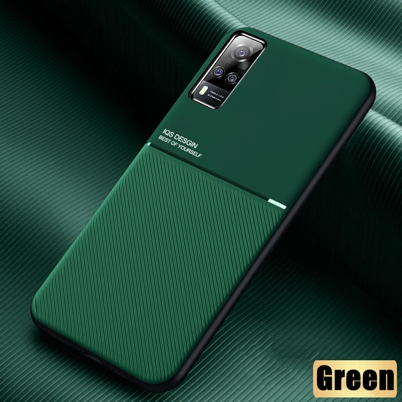 BAILI Cremallera Bolsillo Para Vivo Y53S/Y52 5G Funda, Bloqueo