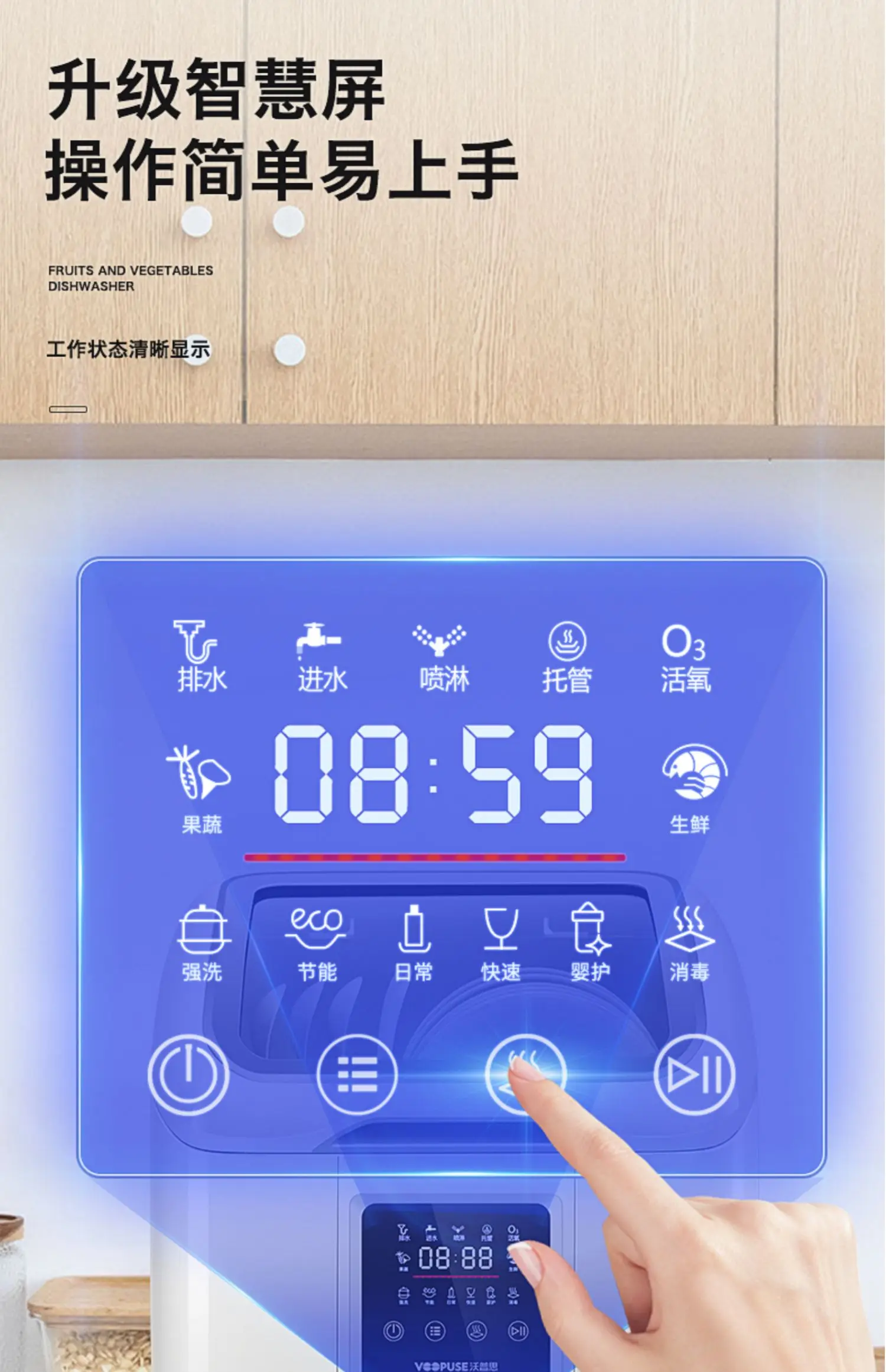 Automatic Dish Washer Home Small Desktop Independent Intelligent Disinfection Cabinet Lave Vaisselle 식기세척기 посудомоечная машина Sbd1008027da44423bdaee62d4680e733J