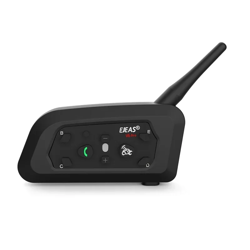 

Bluetooth-гарнитура для мотоциклетного шлема V6 PRO, 1200 м