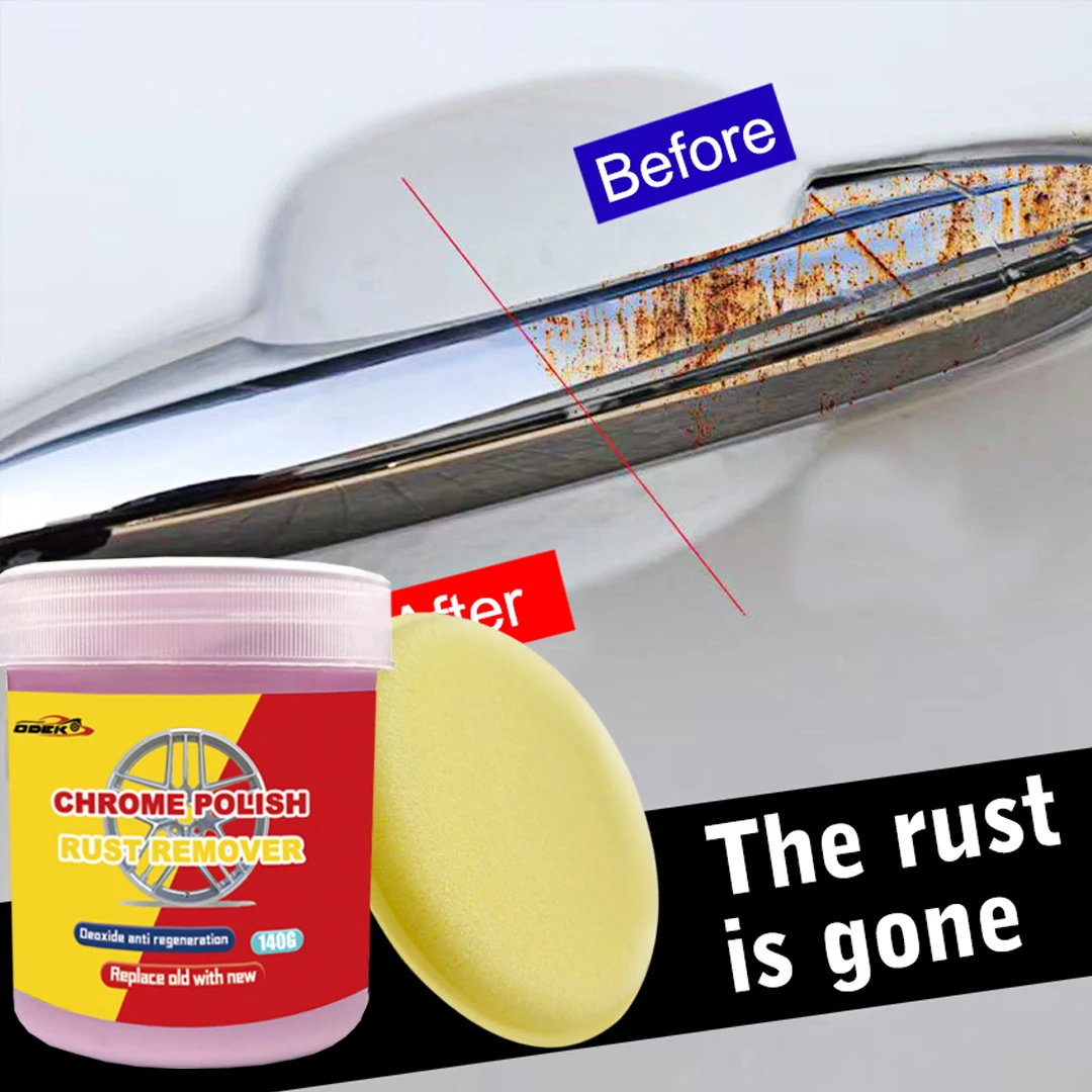 Car chrome-plated repair paste metal polishing rust removal 140g