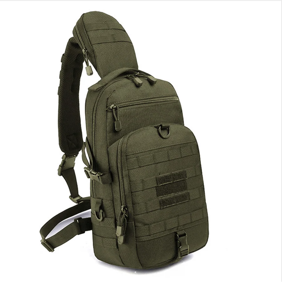Waterproof Oxford Cloth Chest Bag for Men Outdoor Sports