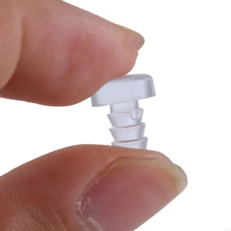 E7CD 100pcs/set Clear Rubber Furniture Pad Protect Your Furniture & Reduce Noise