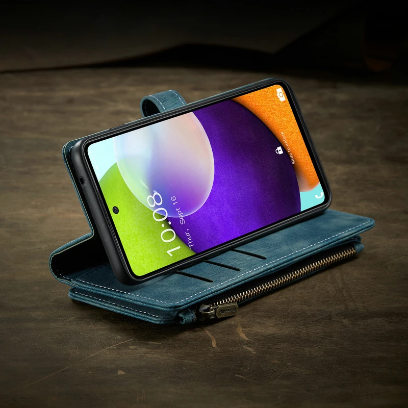 Wallet Case for Samsung Galaxy S22 Ultra S21 FE S20 S10 Plus A12 A13 A22 A32 A33 A51 A52 A53 A54 A72 S23 5G Leather Phone Case