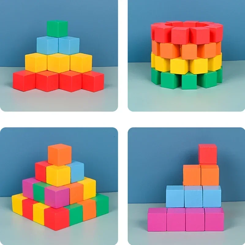 Montessori Rainbow Magic Block Puzzle 3