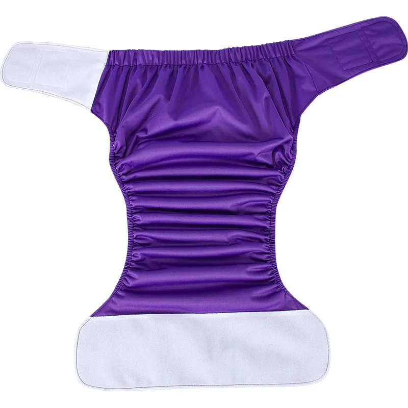 Washable Adult Cloth Diapers - Reusable with Hook Loop, Waterproof & Anti-Leak for Incontinence, Bulk Available - 5
