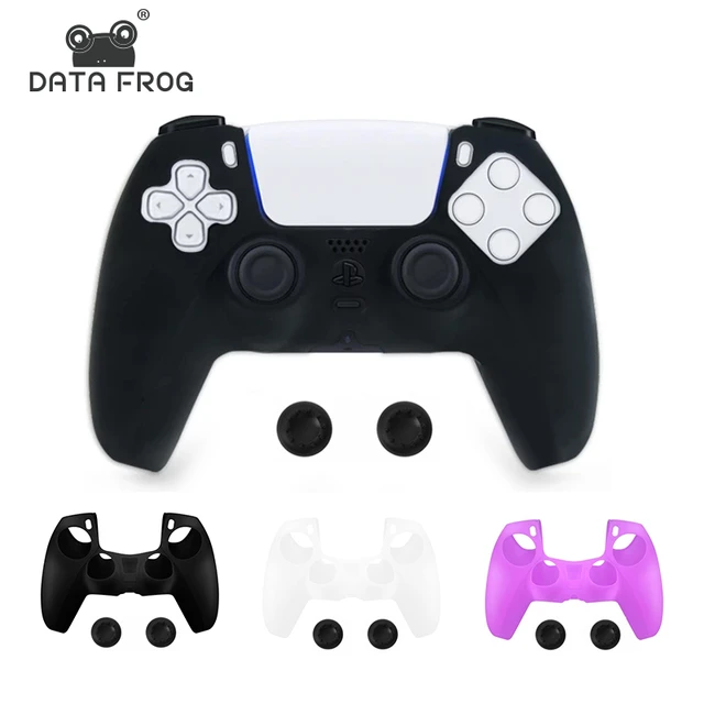 DATA FROG Non Slip Soft Silicone Case For PS5 Controller Anti-Slip Rubber  Skin Protection Cover For PS5 Wireless Accessories - AliExpress