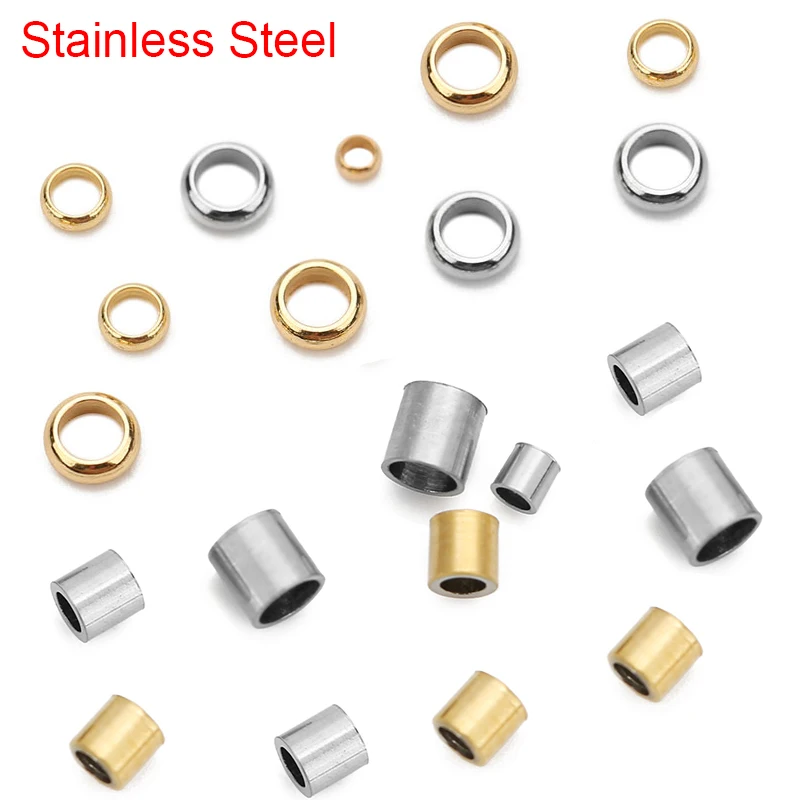 Stainless Steel Crimp Beads 1