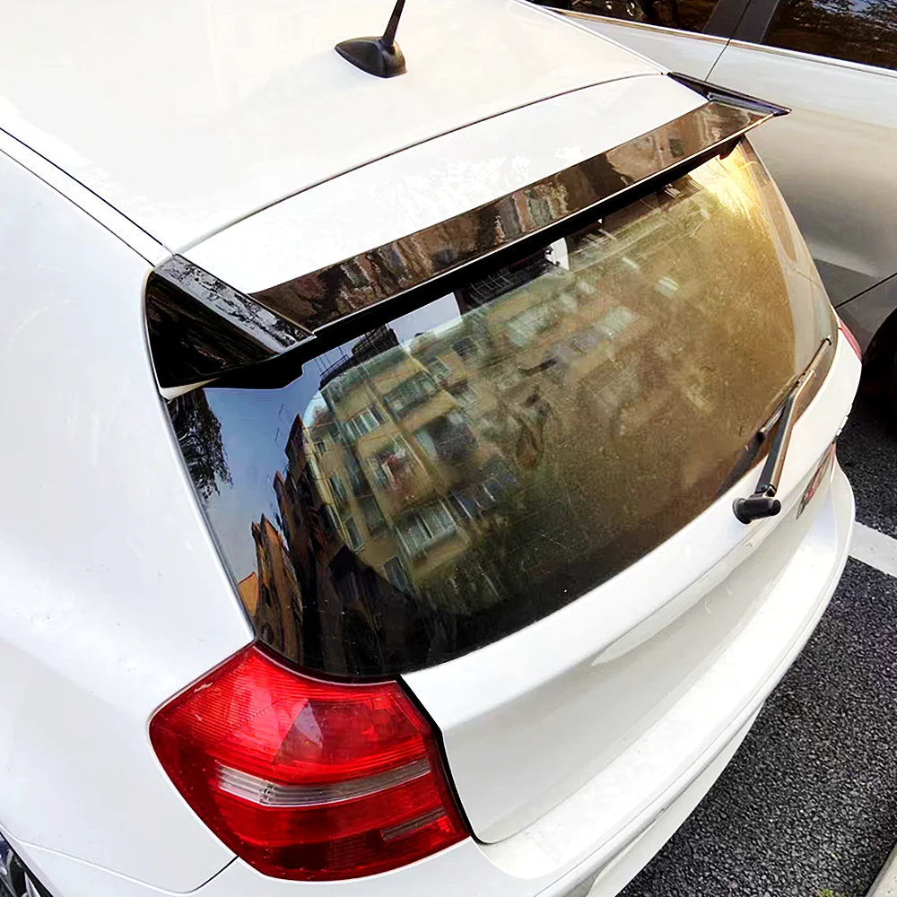 자동차 리어 루프 트렁크 뚜껑 스포일러 윙 2004-2012 외부 튜닝 액세서리, BMW 1 시리즈 E81 E87 120i 116i 118i 해치백