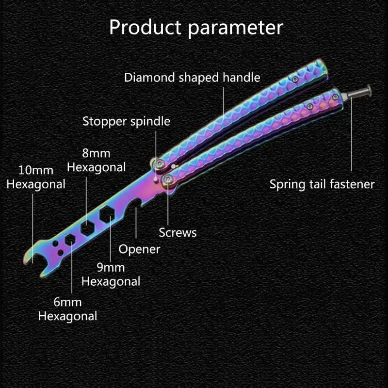 

Folding Hex Wrench Metal Allen Wrench Set Hexagonal Screwdriver Hex Key Wrenches Allen Keys Hand Tool Portable Set