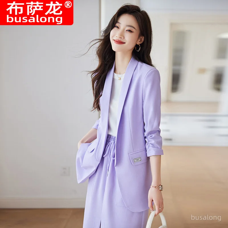 

Fashion Suit Women's Spring and Summer New 2023 Business Wear Temperament Goddess Style Fashionable Suit Jacket