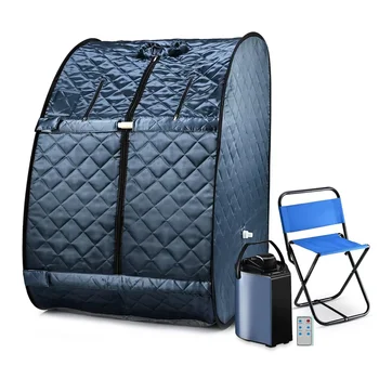 ซาวน่าไอน้ําแบบพกพาสําหรับสปาหน้าแรกซาวน่าเต็นท์ซาวน่ากล่อง 3L Steamer รีโมทคอนโทรลสบายซาวน่า Room 1