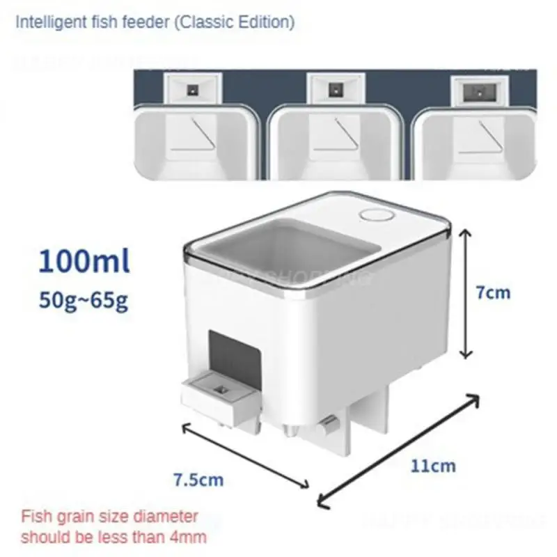 Nuovo Alimentatore Automatico Per Acquario Wifi Da 1000Mah Alimentatore Per Acquario Wireless Smart Phone App Timer Intelligente Alimentazione Con Tel