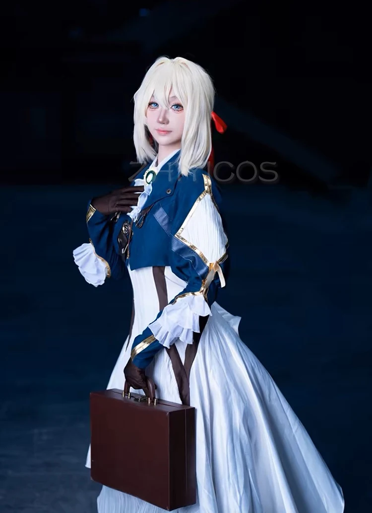 Anime Violet Evergarden Cosplay Kostüm für Frauen - Karneval/Halloween Outfit 10