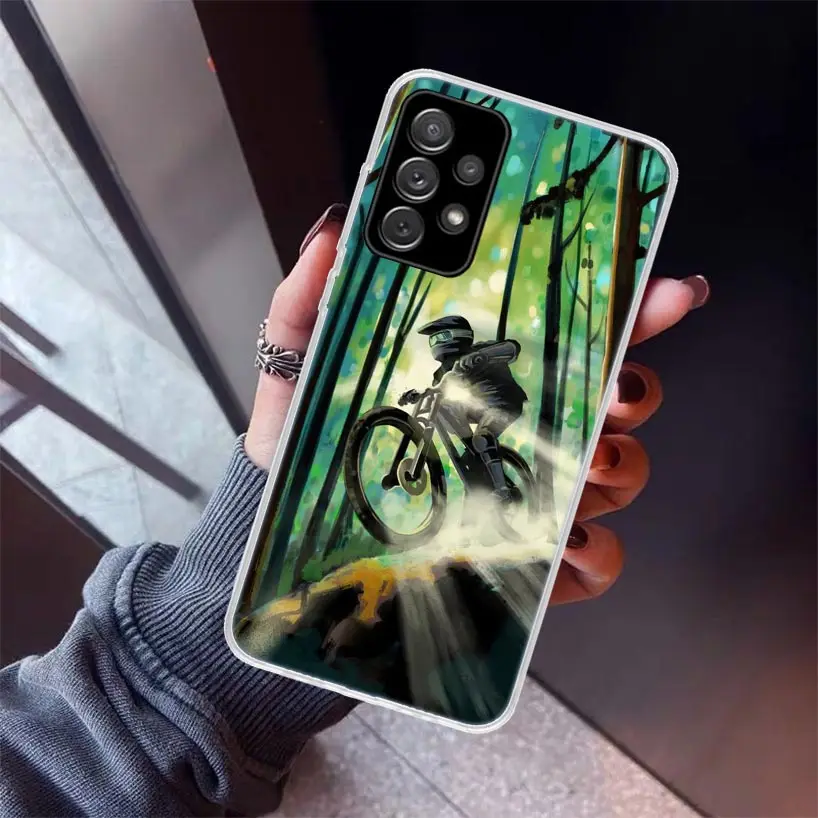 Mountain Bike Graphic Phone Case - Adventure Series