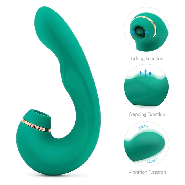 HESEKS 3 in 1 Clitoral Suction Licking 10 Vibration Oral Sex Clit Clitoris Stimulator Sex Toys