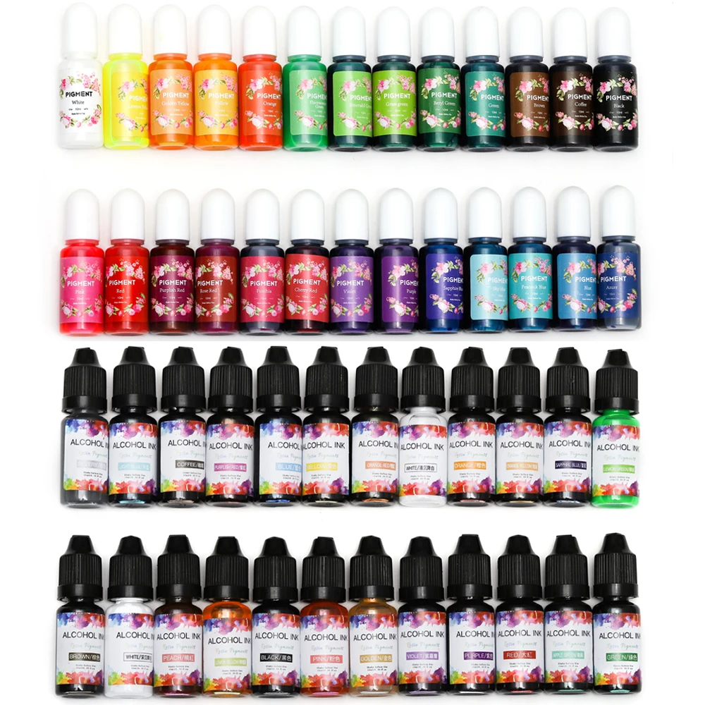 6-26 Colors Epoxy Resin Pigment Dye Kit Mica Powder Epoxy Resin Mold Liquid Colorant DIY Art Resin Jewelry Crafts Making Tools