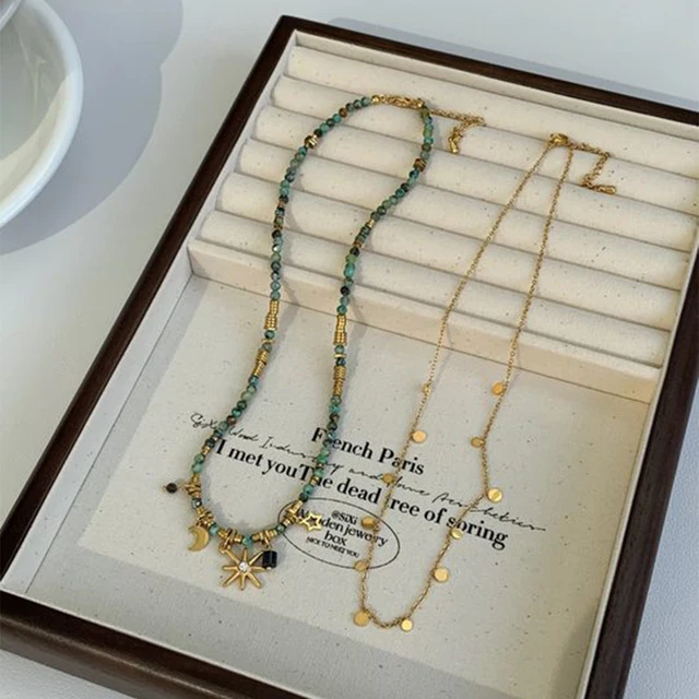 Shawna Bohemian Style Stone Beads Necklace 4