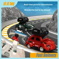 RC Mini Remote Control Racing Car Drift Real time Transmission Camera 2.4G Wireless Remote Control Car FPV Toy Children's Gift 1