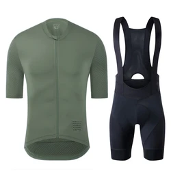 Premium Cycling Jersey Set with Reflective Design - Classic MTB Bib Shorts Kit - Asia - XXL (YJZ1692)