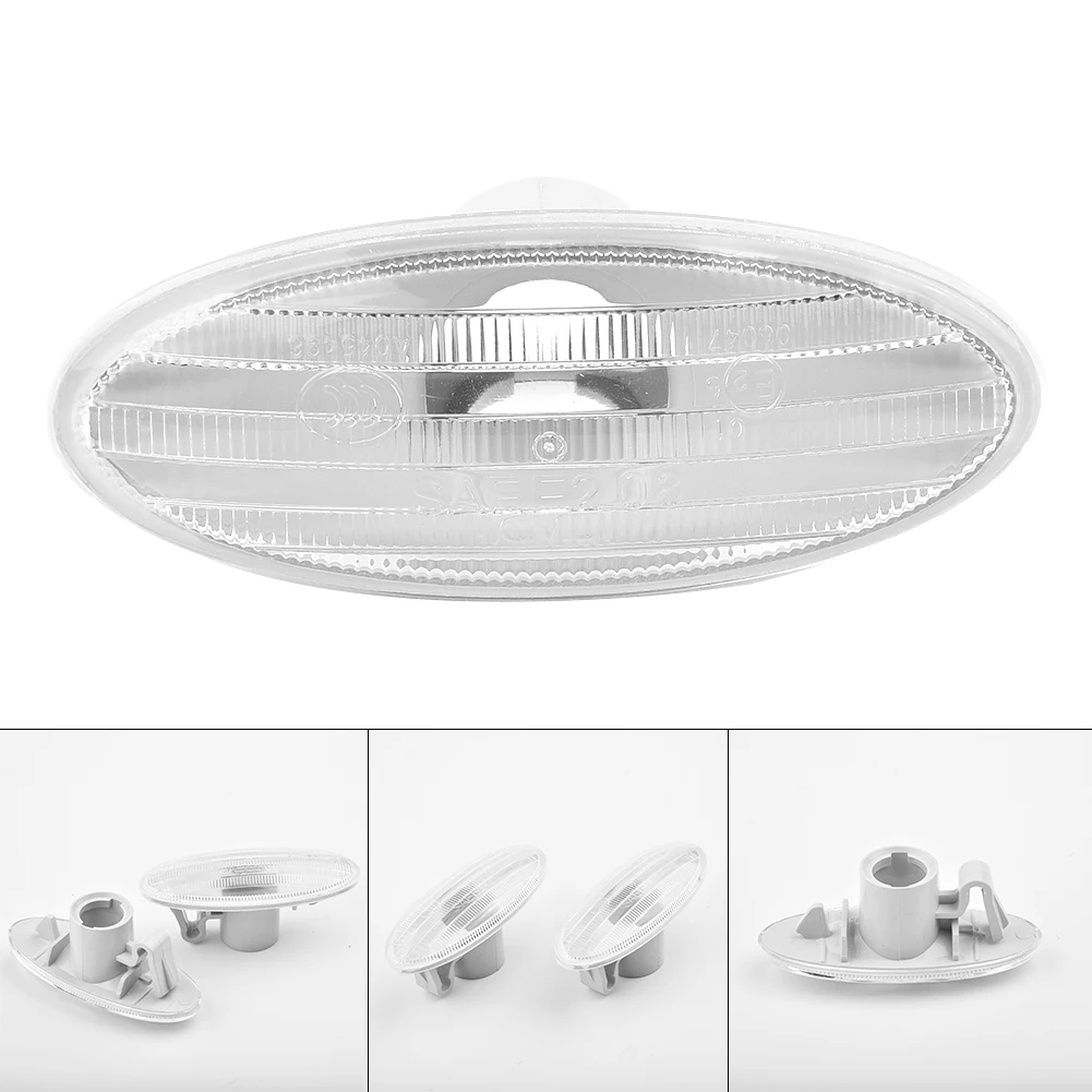 2pcs Side Turn Signal Light Cover Fender Marker Nissan Cube Juke Note 26160-89900 For MARCH III (K12) 1.2 16V CR tow bar ball cover,bicycle gear cover,car tail pipe cover,car engine filter cover,car grille cover,car axle cover,jack cover,ev charger port cover